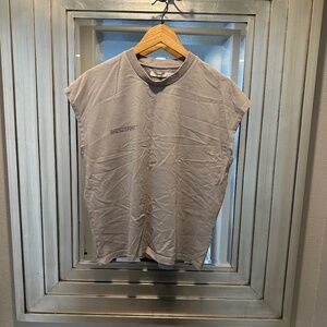 PANGAIA cropped shoulder t-shirt is made from 100% cotton